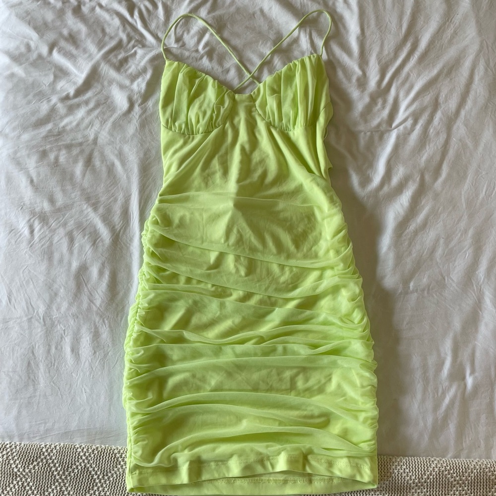 Princess Poly Green Mini Dress